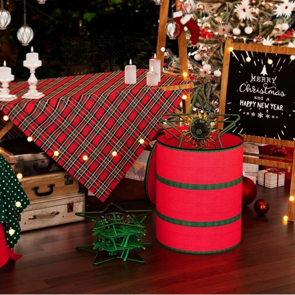 Dicasser Light Storage Zipper Carrying Bag with 3 Black Star Metal Reels - Picture 5 of 8